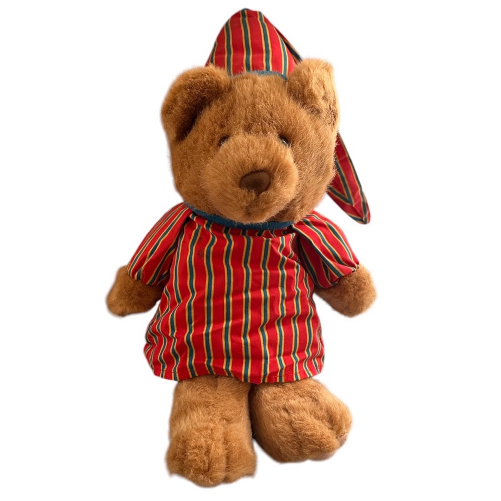 Vintage Avon Sleepy Sherman Teddy Bear Plush 80s 90s Toy DOES NOT SING